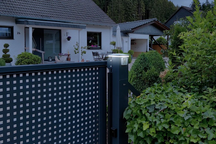 dz LED Zaunbeleuchtung für Torpfosten 120 x 120 mm
