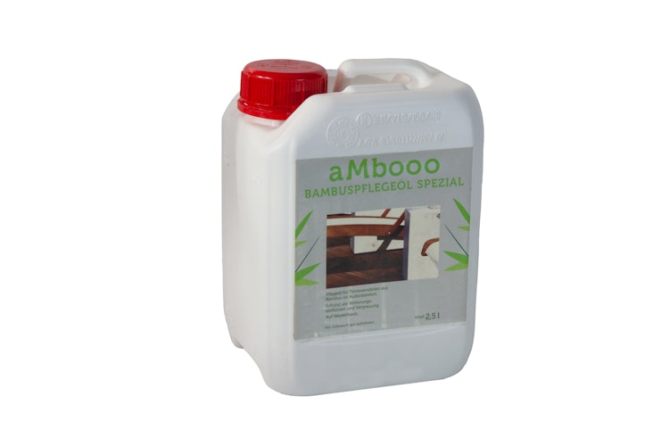 aMbooo Bambuspflegeöl Spezial für Terrassendielen und Zaunsysteme