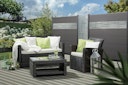 Vorschaubild TraumGarten System WPC XL Zaun-Set