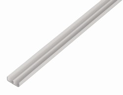 Alberts® Führungsschienenprofil unten, Kunststoff, 6,5x5x18mm