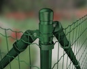 Vorschaubild Alberts® Schweißgitter Fix-Clip Pro® Zauneck-Set mit Bodenhülse