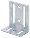 Vorschaubild Alberts® Verstellwinkel, mit Langloch, galvanisch verzinkt dickschichtpassiviert, TxHxB 40x77x65 mm 332754