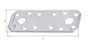 Vorschaubild Flachverbinder rostfrei 96x35x2,0 mm