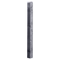 T&J BLACKLINE Pfosten Kopf gerundet, 9 x 9 x 100 cm, anthrazit lasiert