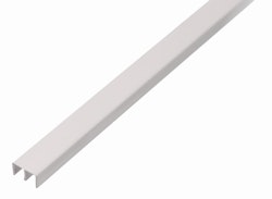 Alberts® Führungsschienenprofil oben, Kunststoff, 6,5x10x18mm