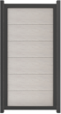 Vorschaubild GroJa Viento Designzaun Typ Hochkant 90x180 mit Rahmen Anthrazit