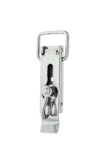 Alberts® Kistenverschluss, m.Vorreiber u.Schlossöse, o.Haken, galvanisch verzinkt dickschichtpassiviert.,HxB 93x24 mm 347772