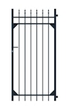 Alberts® Einzeltor Columbus, Alu,matt schw.Kst.b., lichte Breite 965 mm, Höhe 1800 mm 510510 Alberts® Einzeltor Columbus, Alu,matt schw.Kst.b., lichte Breite 965 mm, Höhe 1800 mm 510510Zubehörbild