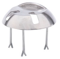 Alberts® Auflaufstütze Aluguss mit Langlöchern Durchmesser 205 mm Höhe 65 mm 
