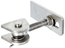 Alberts® Torband für 180° Öffnung,lang,VA,z.Anschweißen,Gew.M20