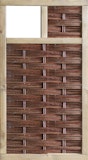 T&J LABO-3D Weidengeflechtzaun 94x180 mit 1 Fenster oben T&J LABO-3D Weidengeflechtzaun 94x180 mit 1 Fenster obenZubehörbild