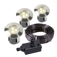 aMbooo Terrassendielen Set 1 Bodeneinbauleuchten, 12 Volt