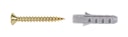 Vorschaubild Alberts® Schrauben- und Dübel-Set, Stahl roh, 25x3mm